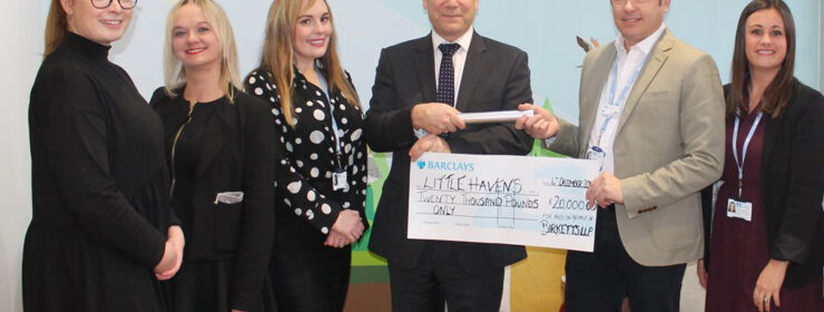 Race4Business cheque presentation