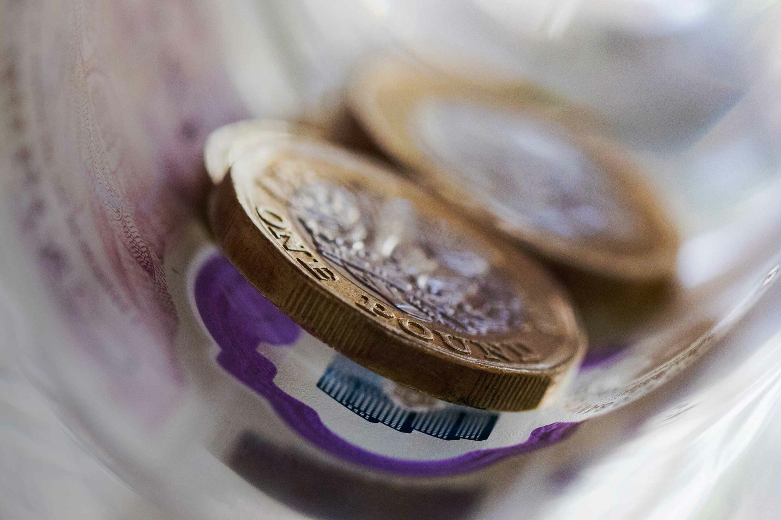 British One Pound Coins