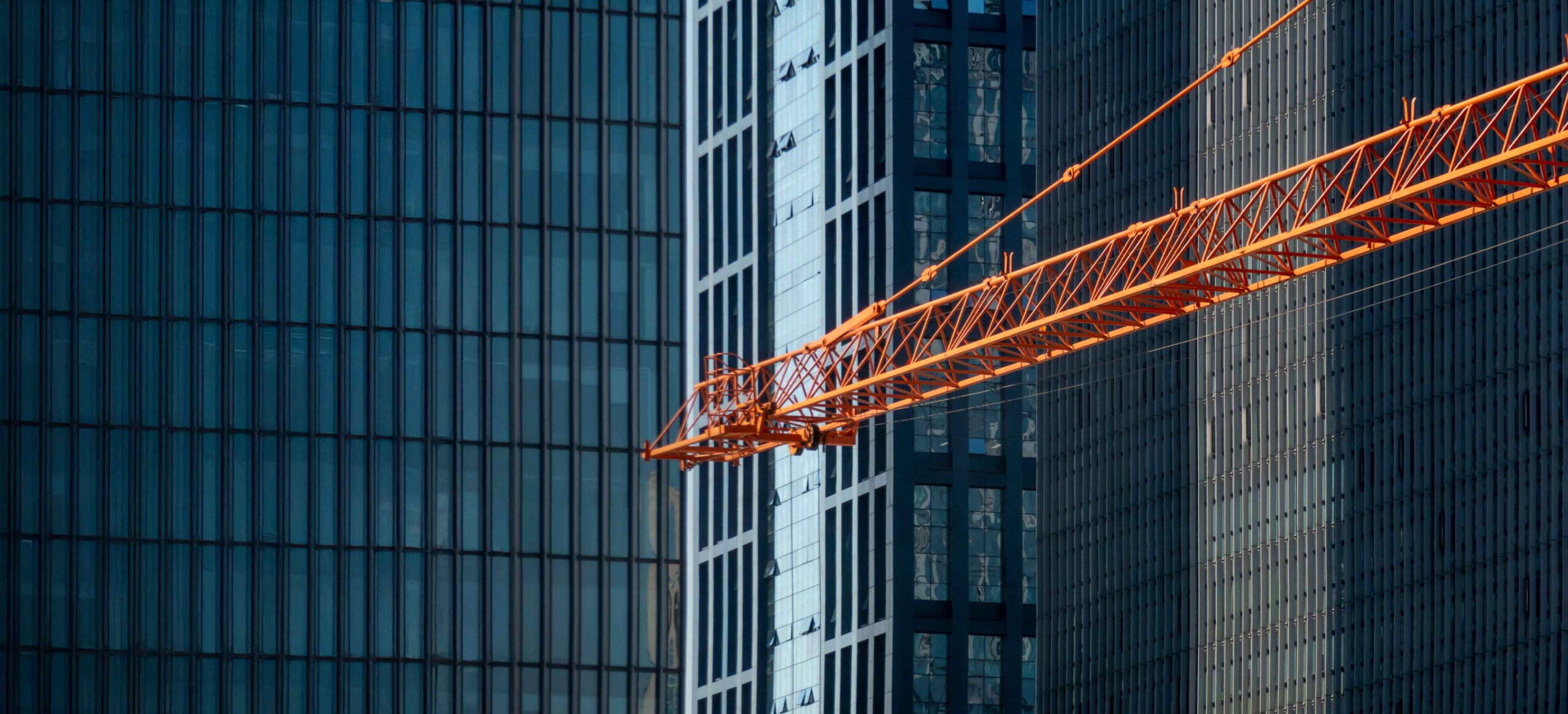Crane on a construction site