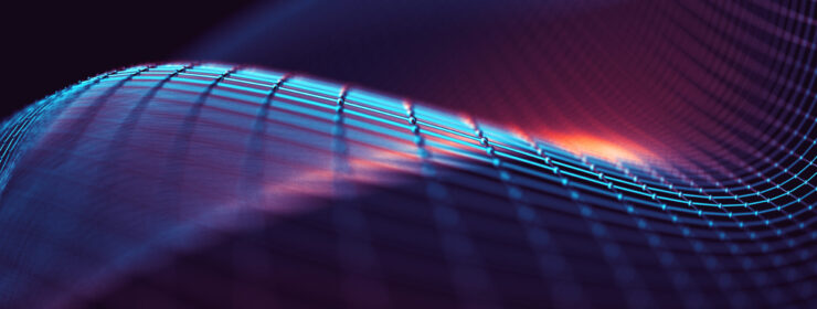 Abstract background of tech and science.