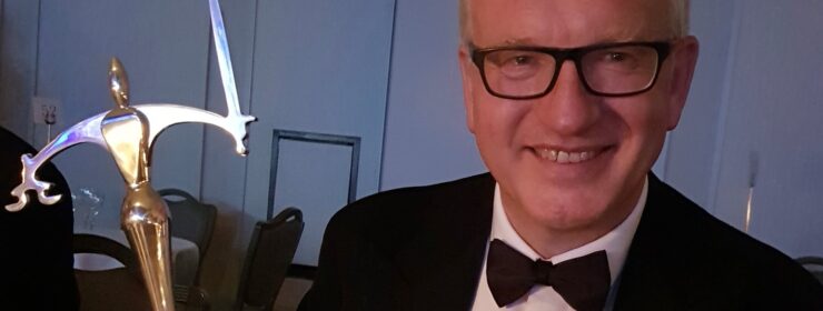 James Austin at the Lawyer Awards