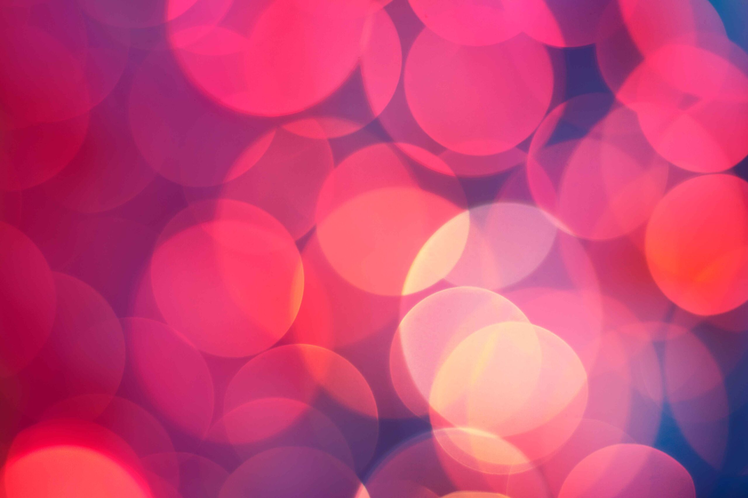 Pink photographic bokeh