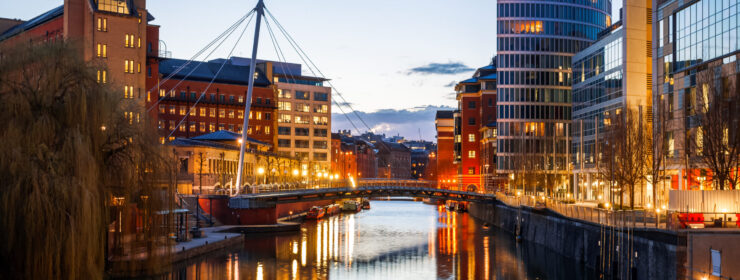 Valentine Bridge from Meads Reach Bridge, Bristol, Somerset, England