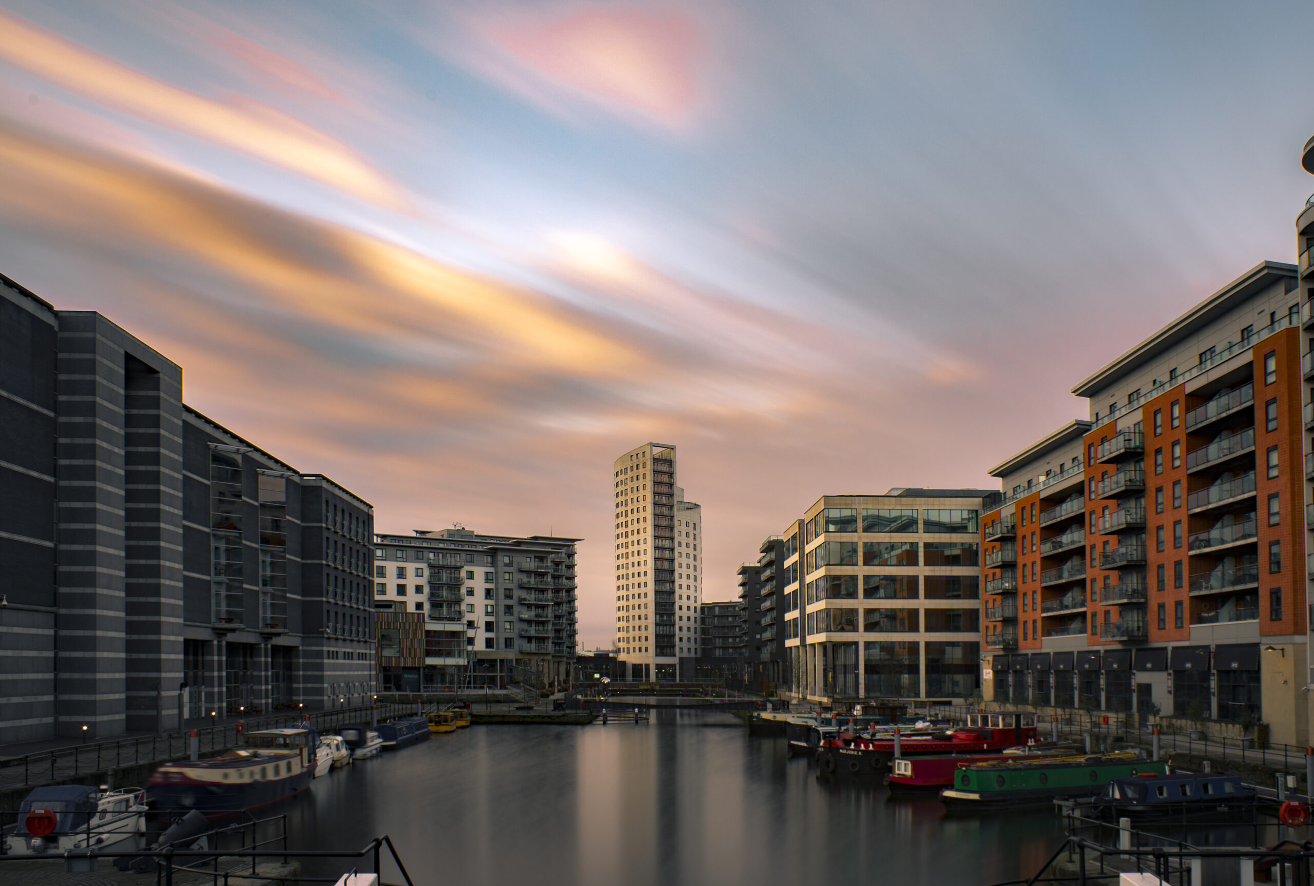 Leeds Dock is a mixed development with retail, office and leisure presence by the River Aire in central Leeds, West Yorkshire, England. It has a large residential population in waterside apartments.