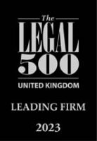 Leading Firm Legal 500 UK 2023